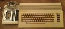 Vintage Commodore 64 Keyboard For Home Computer BR98YV-64 with Cassette