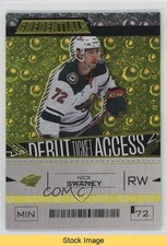 2023 Upper Deck Credentials Debut Ticket Access Yellow Nick Swaney #129 READ ew1