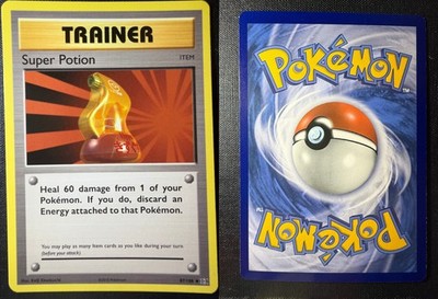 SUPER POTION 87/108 EVOLUTIONS REVERSE HOLO POKEMON NEAR MINT