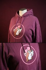 Buc-ee's Marron Mascot Logo Pullover Hoodie Sweashirt Size Large
