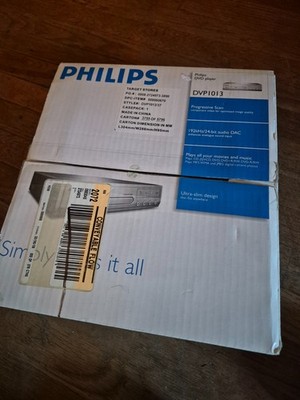 Philips DVP1013 DVD Player Slim Design New 