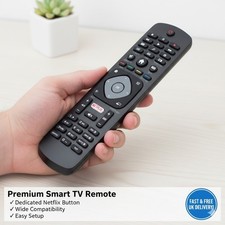 Universal Philips LCD/LED Smart TV Remote Control with Netflix Button