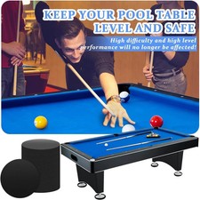 30 Pcs Billiard Pool Table Leg Shims, 3" Diameter Rubber Pool Table Leveling Kit