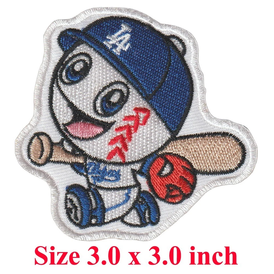 Wholesale Los Angeles Dodgers Cartoon Logo Size 3.0"x3.0" Sew Iron on Patches - Image 3 of 4