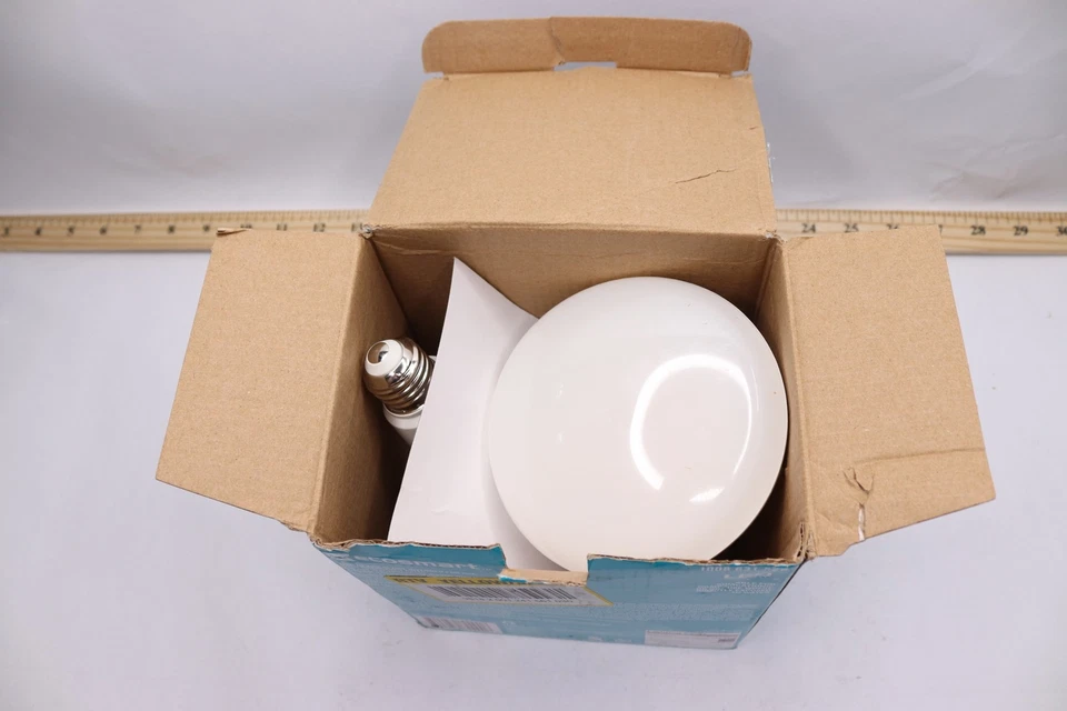 (2-Pk) EcoSmart Flood Light Energy Star LED Light Bulb Soft White BR40 120W Eqv - Image 3 of 4