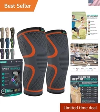 Lightweight & Durable Knee Sleeves - Compression Support for Active Lifestyles