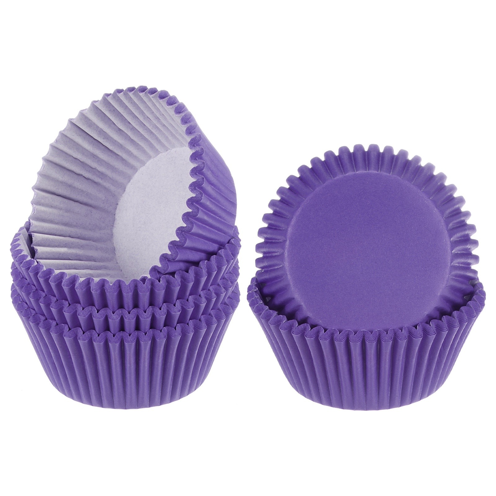 100-Pack Standard Cupcake Liners, Cupcake Wrappers for Wedding/Party[Purple]-image