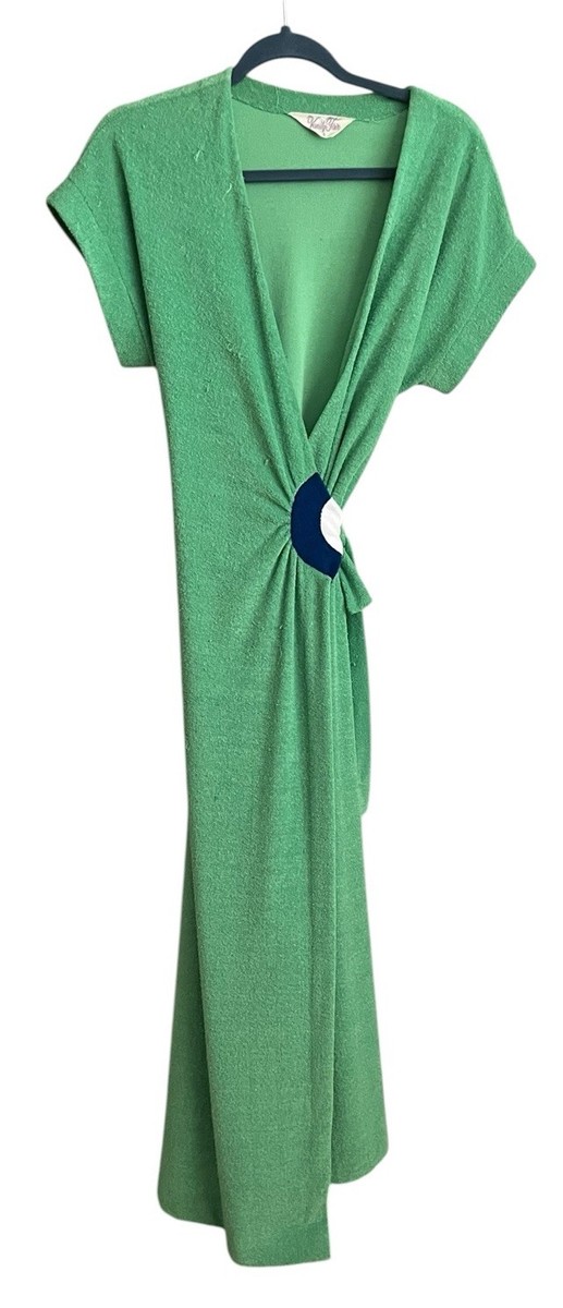 green terry dress Green Terry Dress