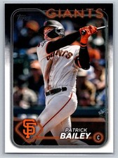 2024 Topps #346 Patrick Bailey - San Francisco Giants
