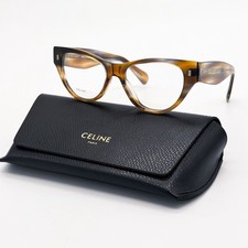 NEW CELINE EYEGLASSES CL50012I 055 DARK HAVANA WOMEN EYEWEAR
