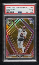 2021 Panini Chronicles Draft Picks Spectra Gold 2/10 Mac Jones PSA 9 MINT 4f5