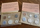 A PAIR OF 1962  US Mint Philadelphia 5 Coin Silver Proof Set  +COA — photo 1