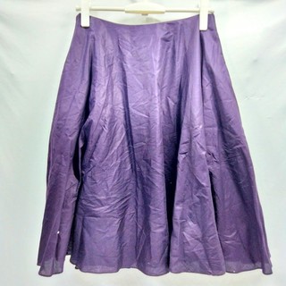 Ferragamo Ladies Cotton Skirt Purple Size 40 Women's Skirts Italy 2557925