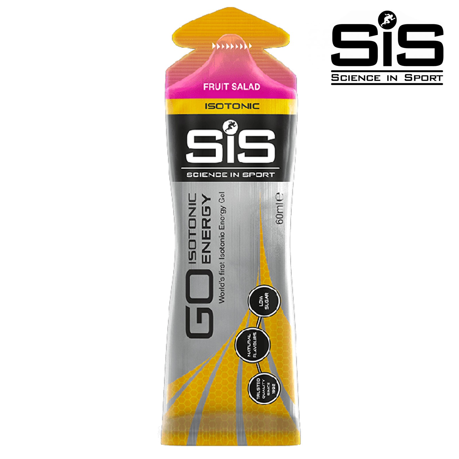 Energy Gel SIS Go Isotonic 60ml Tube Sachet - Fruit Salad
