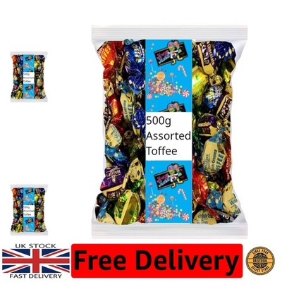 Walkers verschiedene Toffee - 500g Beutel cremige britische Bonbons, 150 Stück