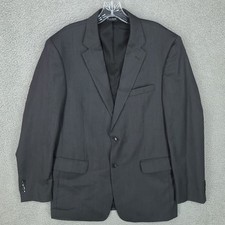 Jos A Bank Blazer Mens 43 Long 100 Wool Gray 2 Button