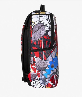 Sprayground x Koolaid Man Street Backpack🔥New Black Bookbag Large