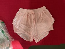 girls active wear pink shorts size 10