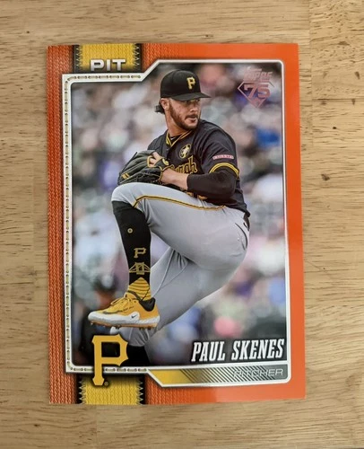 2026 Topps Series 1 Paul Skenes Oversized Card SSP ORANGE /25 Pirates 🔥🔥🔥