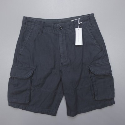 Outerknown Cargo Shorts PCH Black Utility Organic Cotton Men's 8'' Inseam Size 29