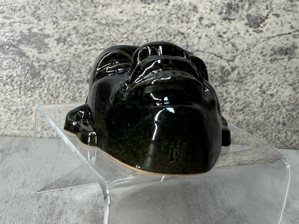 Vintage Frankoma # 157 Afr0 - Man Mask - Onyx Black - Image 3 of 4