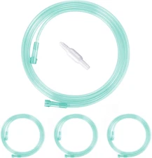ANSNF 7Ft Oxygen Tubing, Crush Resistant High Flow Oxygen Tubing, 3 Pack Green O