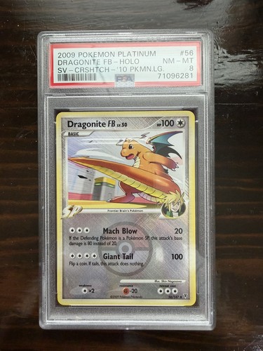 Dragonite FB graded PSA 8 for sale on eBay