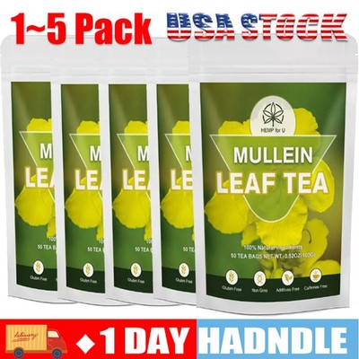 Hot Natural Mullein Leaf Herbal Tea For Lung Cleanse Detox Improve Metabolism
