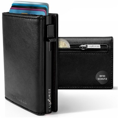 Luxurizz  Slim Wallet Magnetvershluss Rfid Schutz Portmonee Geldbörse Geldbeutel