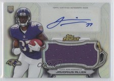 2015 Topps Finest Auto Jumbo Relic Refractor Javorius Allen #AJRR-JAL Auto 0o9