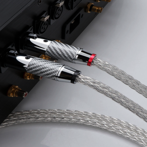 Par de cables XLR balanceados de audio plateado 8AG OCC cable de interconexión de alta gama - Imagen 12 de 12