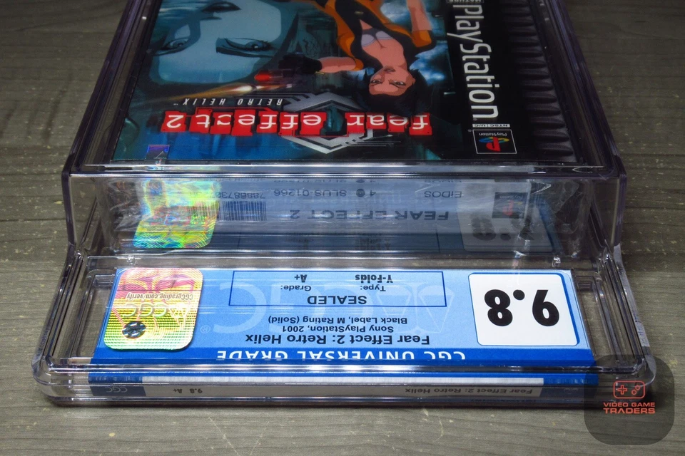 CGC 9.8 A+ - Fear Effect 2: Retro Helix (PlayStation 1, PS1 2001) NEW! - RARE! - Image 4 of 4
