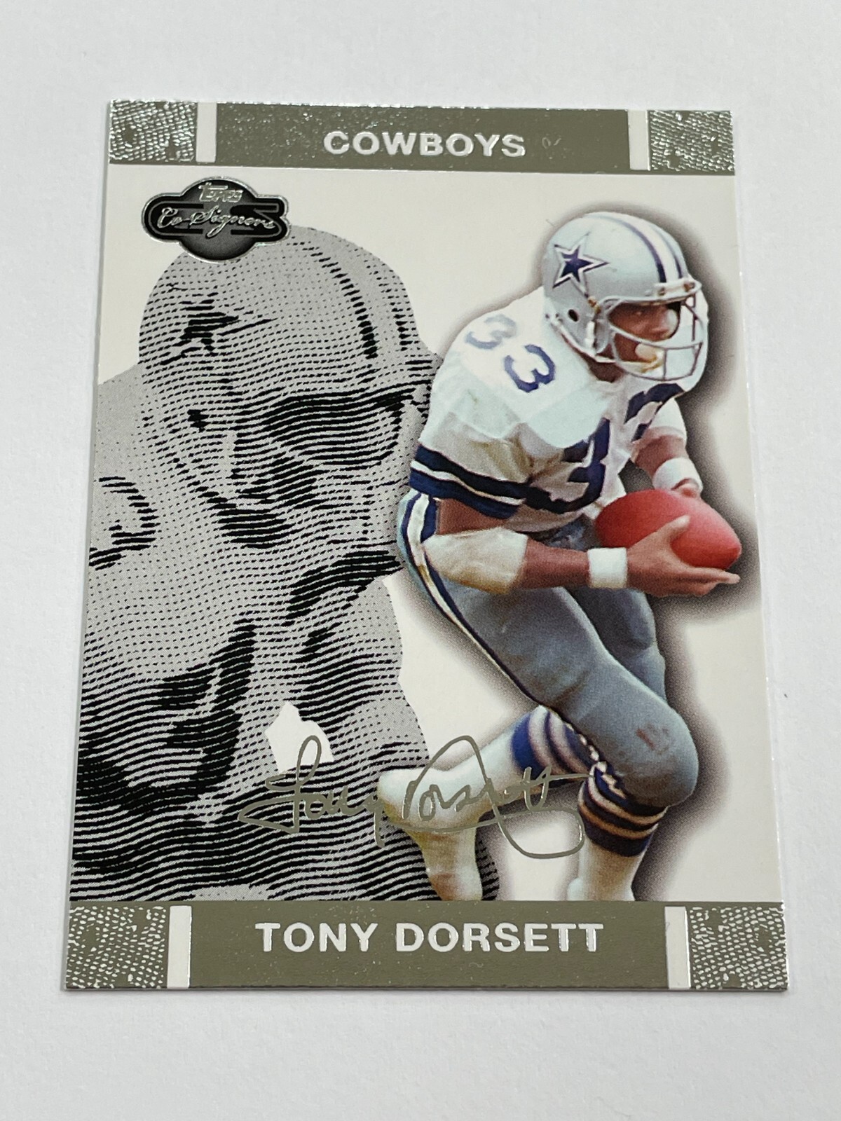 Tony Dorsett #48 Football Cards 2007 Topps CO Signers trading card — raw and PSA graded price guide