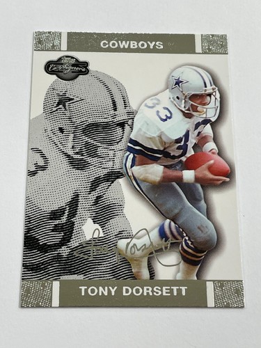 Tony Dorsett #48 2007 Topps CO Signers card