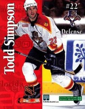 1999-00 Florida Panthers Cigna Health Care #21 Todd Simpson