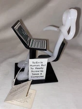 Sculptures Acrylic Figure Creative Concepts Computer Laptop