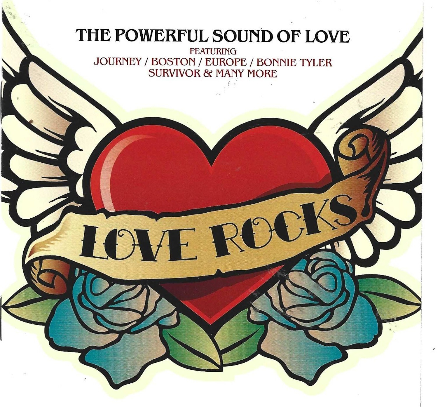 VARIOUS ARTISTS - 'LOVE ROCKS (2012 CD)'.