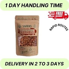 Organic Bitter Raw Apricot Kernel Premium Seeds 16oz Gluten Free Vegan USDA 1 lb