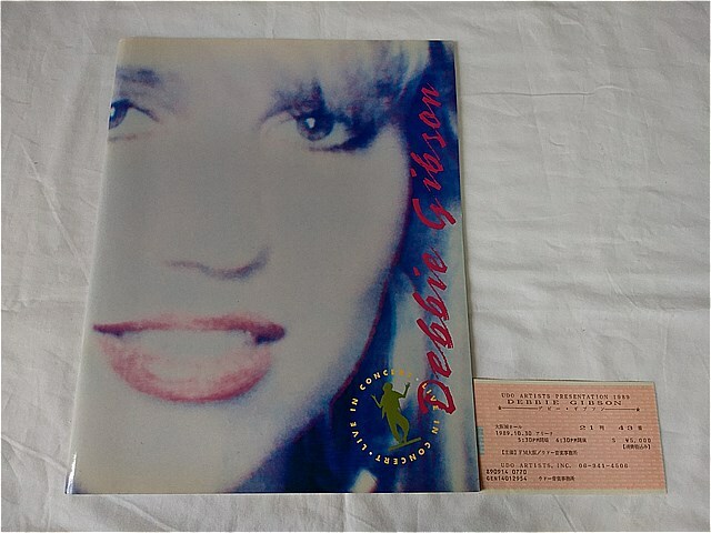 Debbie Gibson 1989年ツアー コンサートプログラム パンフレット Debbie Gibson 1989年ツアー コンサートプログラム パンフレット
