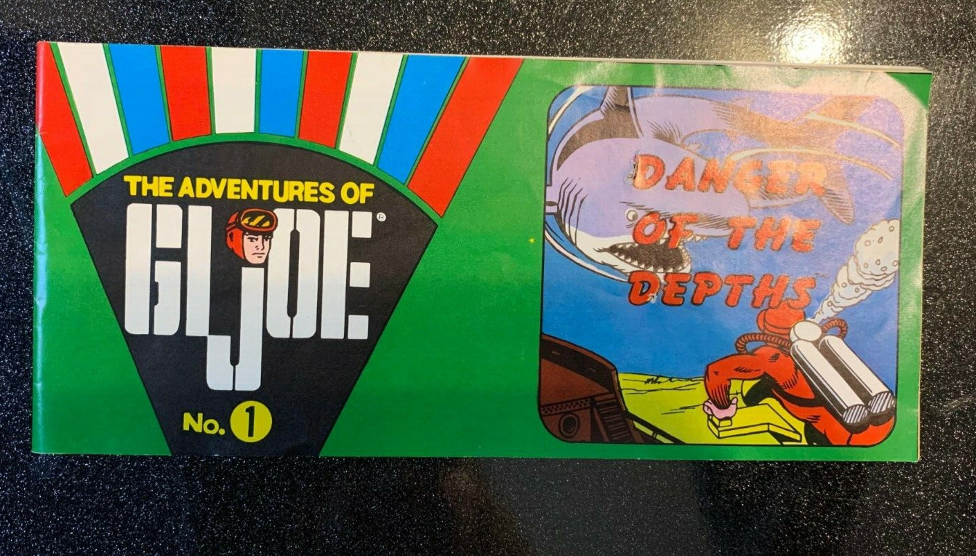 The Adventures of GI Joe Danger of the Depths Comic Booklet #1 EX