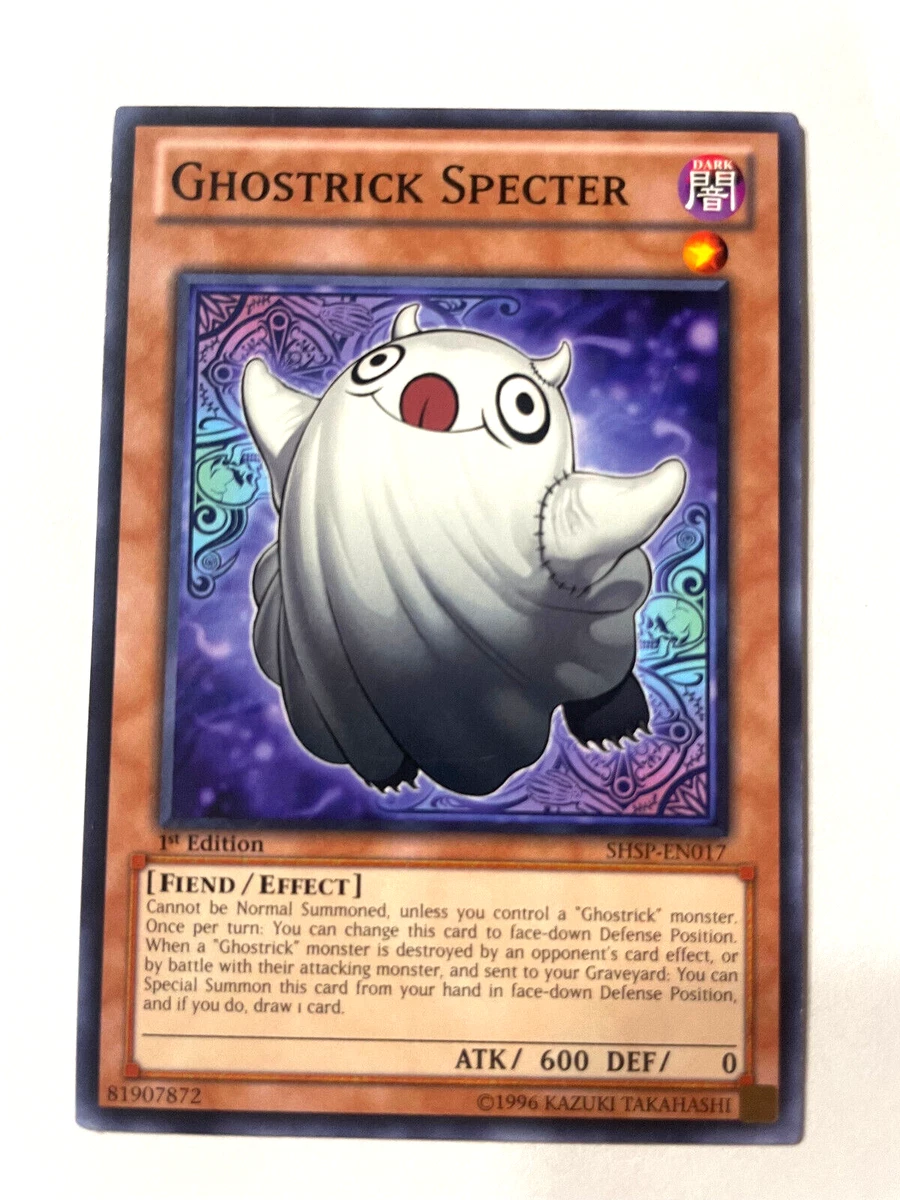 Yu-Gi-Oh! Carta - Ghostrick Witch (SHSP-EN018) - Shadow Specters - Common - Unlimited Edition