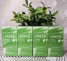 Lot of 4 Meidian Green Mask Stick Deep Cleansing Green Tea Oil Control Exp 2027