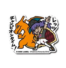 B Side Label Pokemon Sticker / Leon  Charizard / Pok mon Pocket Monster Japan
