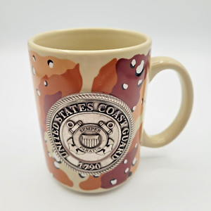 MILITARY UNITED STATES COAST GUARD 1790 PEWTER SEAL COFFEE  MUG CUP
