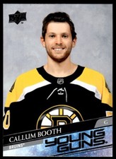2020-21 Upper Deck Young Guns Callum Booth Rookie Boston Bruins #704 R23