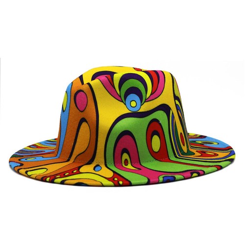 Womens Men Trilby Fedora Hat Cap Jazz 
