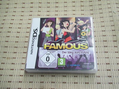 Famous Der Weg Zum Ruhm für Nintendo DS, DS Lite, DSi XL, 3DS