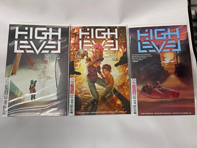 High Level DC Comics Science Fiction Rob Sheridan NIN Ausgaben 1-5