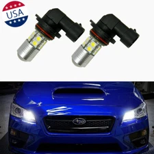 2x Xenon White 9005 LED High Beam Daytime Running Light Bulbs for Subaru WRX STi