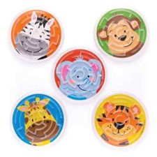 5x Baker Ross Jungle Chums Kids Maze Games Pack 5x 6 New Free P&P!